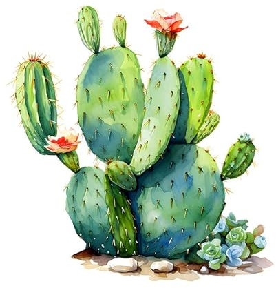 FJISD 1-3 Stück 30 * 30 cm Kaktus Selbstklebende Toilettendeckelaufkleber PVC wasserdichte Toilettensitzaufkleber für Badezimmerkunst Lustige Wand-WC-Aufkleber