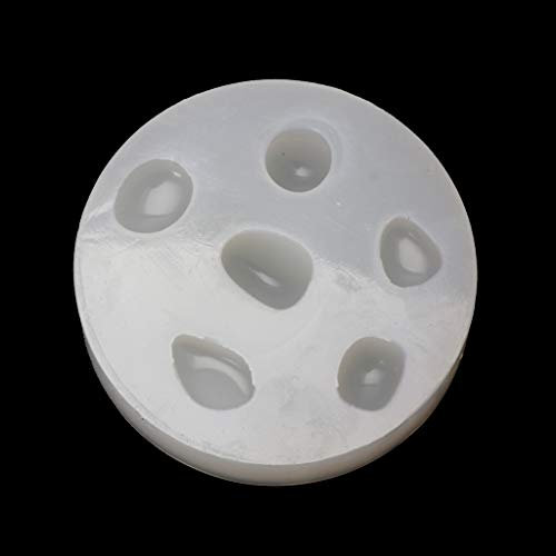Zktfyshk Modischer Schmuck, Kieselsteinform, Silikonformen für Epoxidharz, Gießform für Kieselsteine, Spielzeug, Kinderherstellung, Size reference picture, Silikon