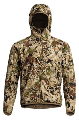 SITKA Ambient 100 Hooded Jacket - Insulated Breathable Waterproof Hunting Mens Camo Jacket, Optifade Subalpine, Medium