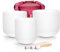 Alioth (6B+7C+8A) Set of 3 Crystal Singing Bowls with Sturdy Carrying Case and Singing Bowl Mallets