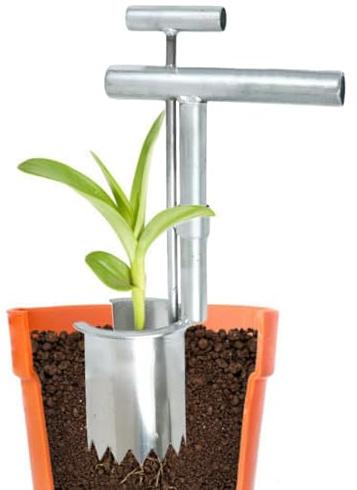 Outil de plantation de bulbes en acier inoxydable pour creuser des , outil robuste pour couvrir le sol, légumes, printemps