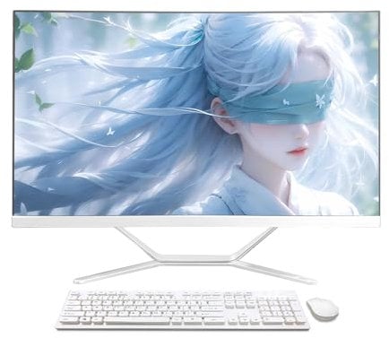 Elepad All-in-One, Intel Core i5-12450H, 16GB LPDDR4 RAM, 256GB SSD, 23.8 Curved Display FHD IPS, 1920 * 1080, Wi-Fi 6, 2W Integrated Audio, Windows 11, Non-Touch, White