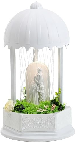 LumiRuiss Muse Goddess Öl-Regenlampe, skulpturale Stimmungsbeleuchtung und anpassbarer Präsentationsständer, künstlerisches Ambiente-Dekor mit Aroma-Diffusor für Zuhause und Gewerbeflächen