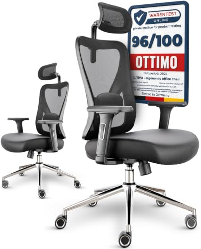 LUTIVO Alpha Bürostuhl Ergonomisch Schreibtischstuhl