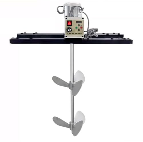 Ibc Elektromischer Rührwerk,Elektrische Tankmischermaschine,3000W Servo-Motor,1500L/1,5Tonnen,Stützaufhängung,geeignet für IBC-Fässer,offene Fässer und mittlere bis hohe Viskositätslösungen D