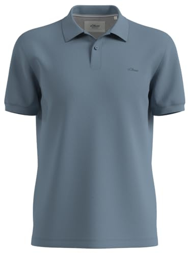 s.Oliver Herren Polo-Shirt – Regular Fit, Piqué, Logo-Stickerei
