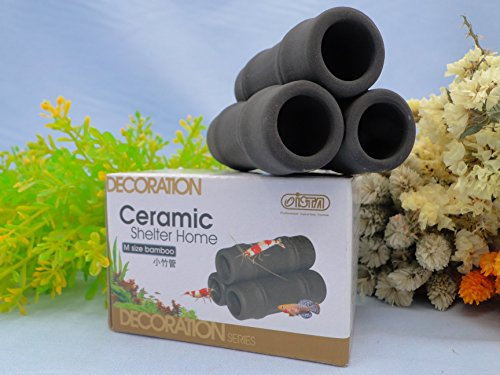 Aquarium Ornament Keramik Shelter Röhren klein Ideal für Garnelen