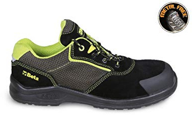 Beta7223PEK 43 - Scarpe in Pelle Scamosciata con Inserti in Mesh ad Alta traspirazionee Rinforzo antiabrasione nella Zona del Puntale