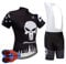 Moxilyn Ciclismo Uomo 20D Gel Salopette Pantaloncini Corti Imbottiti Set di Abbigliamento Ciclista (B4S, M)