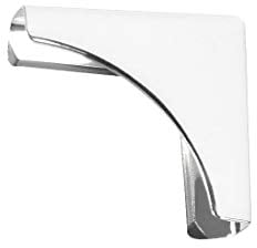 sourcing map Büche Kantenschutz Ecke Abdeckung Eckschutz Silberton-22x22x6mm-30St