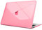 FINTIE Custodia Compatibile con MacBook Air 13 2020/2019/2018 (A2337 M1 / A2179 / A1932) - Cover Rigid Protettivo Guscio Rigido Case, Cristallo Rosa