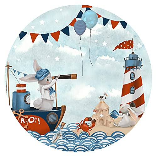 Little Deco Wandtattoo Wandsticker Kinderzimmer Wandaufkleber Tiere Schiff Meer Pirat Wanddeko Spielzimmer Schlafzimmer Junge Mädchen Baby selbstklebend DL606-9