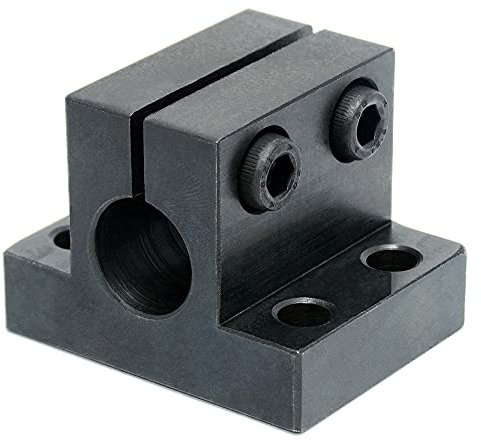 AUZHU STB – Rohrklemmenverbinder Stahl Flansch Shaft Bracket Tube Supports Strebe Clamps Tube Connector Joints Shaft Support Post mounts Brackets for Device Stands Sensor Holders