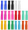 Aster Lot de 22 embouts de paille réutilisables en silicone de qualité alimentaire, couvercles de pailles réutilisables en métal de 6 mm de large (6 mm de diamètre intérieur)