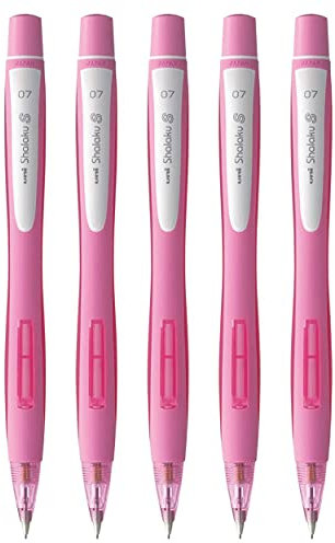 Uni-ball Shalaku M7-228 0.7 mm Mechanical Pencil PACK OF 5 (PINK)