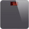 HomeFashion HFitness 28x28cm 180KG Digital Bathroom Scale Weighing Scales For Body Weight LED Display Weight Management Grey