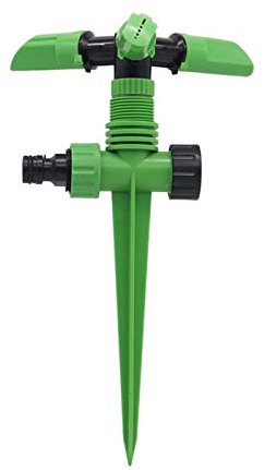 Shienya Raccordi per Tubi per irrigazione a irrigazione gi 4 Pezzi di accoppiamento Automatico a 360 Gradi 3 Braccio Rotante annaffiatori spruzzatori Giardino Cortile Prato Inglese irrigazione ugelli