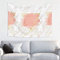 Lsjuee Roségold, dekorativer Wandteppich für den Innen- und Außenbereich, 29 x 37 Zoll (horizontaler Stil), Tagesdecke, Tischdecke