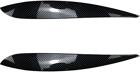 Für VW Polo 4 9N 9N3 MK4 2005 2006-2009 Glanz Schwarze Scheinwerfer Augenbrauen