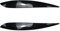 Für VW Polo 4 9N 9N3 MK4 2005 2006-2009 Glanz Schwarze Scheinwerfer Augenbrauen