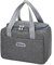 Insulated Lunch Bag Tote Bag for Women Wide Open Insulated Cooler Bag Water-Resistant Thermal Leak-Proof Lunch Organizer for Men Girls Outdoor Picnic Work (GreySquare)