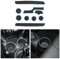 CDEFG Compatible with MINI Cooper F56 Facelift Rubber Mats, Non-Slip Mats Centre Console Anti-Slip Cup Drink Holder Rubber Mat Armrest Storage Pads Door Slots Car Interior Accessories(Blue)