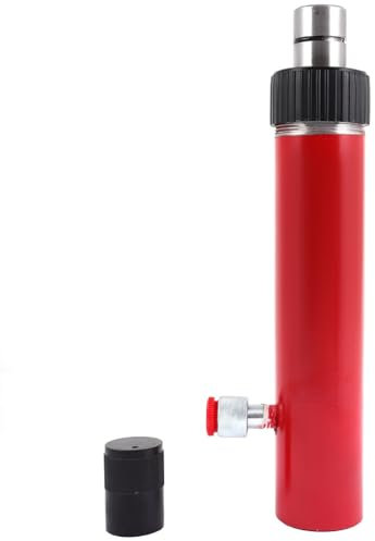 LSAILON Bomba de mano hidráulica de 10 toneladas de capacidad Porta Powers Pump Porta Power Type Cylinder Hydraulic Jack - Rojo
