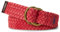 POLO RALPH LAUREN Herren Ledergürtel geflochten, Chili Pepper, M