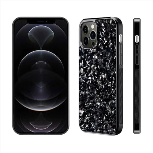 Exawo Carbon Handyhülle kompatibel mit iPhone (geschmiedetes Carbon, iPhone 15)