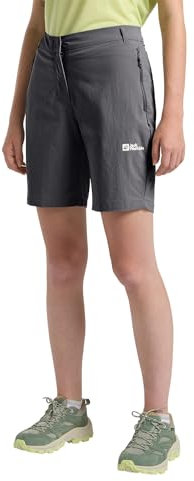 Jack Wolfskin Damen Hikeout Wander-Shorts, Schwarz, 40 EU