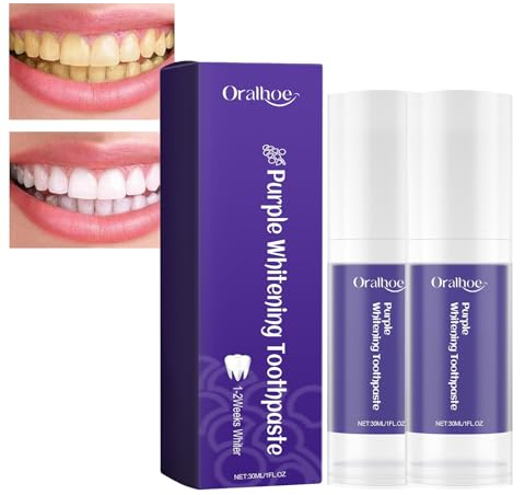Whiteful Zahnpasta - Lila Zahnpasta Weisse Zähne, Purple Whitening Toothpaste Zahnaufhellung Zahnpasta, Lila Whitening Toothpaste Zahnaufhellung für Weiße Zähne und Glowing Smile (2)