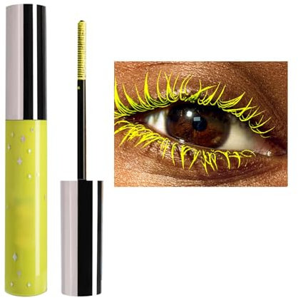 5D Silk Fiber Mascara Waterproof Long-Lasting Not Blooming Eye Lashes Mascara Thick Curling Lengthening Volume Bunt Wimperntusche Fast Dry False Lash Effect Extension Make-Up (#05, 6ML)