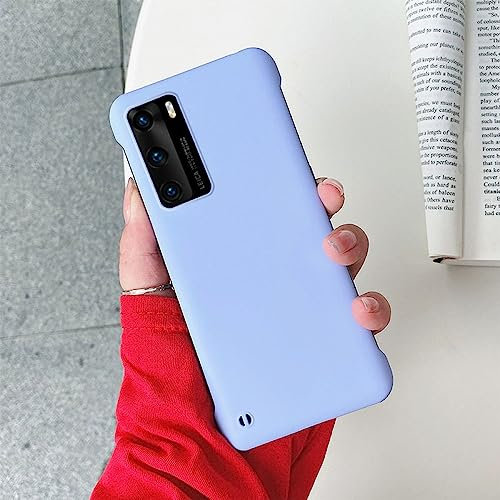 Custodia rigida per PC sottile senza cornice per Huawei P30 Lite P40 P20 Pro Mate 20 30 40 Pro Cover ultra sottile opaca per custodia Honor 20 Pro, viola, per P20 Pro