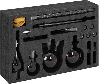 Steinberg Systems Laboratory Glassware - distillation - 29-piece set - standard joint: 24/40 Lab glassware Laboratory glass vessels Laboratory glass containers Science glassware