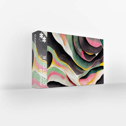 Mindful Pieces Jigsaw Contour 1000 Piece | Great British Jigsaws | Small Batch Made | Sustainable Jigsaw Puzzles