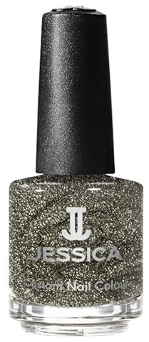 JESSICA Custom Colour Nail Polish | Award-Winning Polish | Strengthening Nail Polish, Long Lasting Nail Varnish | Chip-Resistant & Hard-Wearing for Salon-Quality Finish | Snowy Night Shimmer | 14.8ml