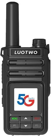 LUOTWO V1-8000 Global Walkie Talkie Unterstützung Zello App Lange Reichweite Zwei-Wege Radio National Intercom Unterstützung WiFi Bluetooth IP67 wasserdichte Typ-C Wiederaufladbare Handheld GPS