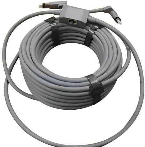 Cable de 16,4 Pies para Antena Parabólica Gen 2, Cable de Repuesto con Blindaje de Metal, Resistente Al Agua