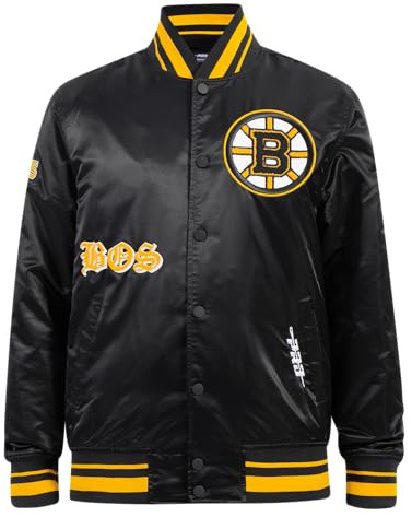 Pro Standard Mens NHL Old English Satin Jacket
