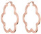 Purelei® Elegante Blüten-Ohrringe für Frauen – Schönes Blumendesign, 18K vergoldet, Edelstahl (41 mm), Geschenk für Frauen (Rosegold)