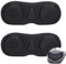 SRLWMYI Zubehör fur Quest 3 und Valve Index–Linsenschutzschwamm,Kompatibel mit Quest 3 Face Cover Quest 3 Brille Quest 2 Quest PICO 4,Premium-Schaum,Perfekte Passform,Schwarz (2pcs)