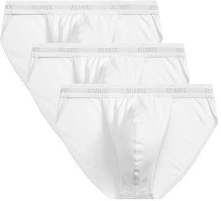 ATLANTIC UNDERWEAR 3er / 6er Pack Herren Tanga Slips | Modern geschnittene Herren Unterhosen aus weicher, atmungsaktiver Baumwolle, Perfekter Sitz