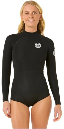 Rip Curl G Bomb 1.5MM LS Back Zip Shorty 2025 Black