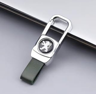 WENINETIES Porte-clés de Voiture pour Peugeot 205 GTI, Porte Clef Voiture Accessoires Replacement Voiture Accessoires Cadeau Homme Femme,Green