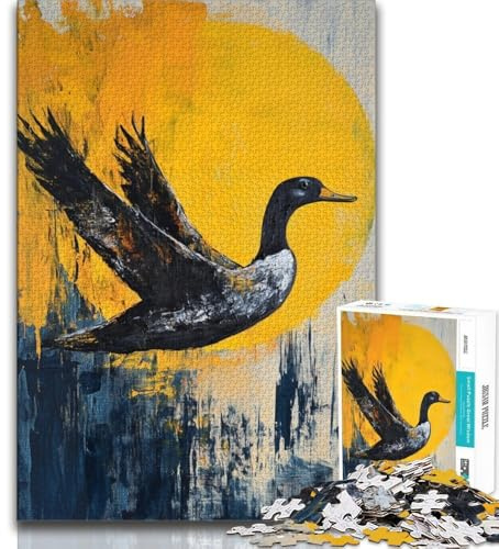 Puzzle für Teenager 1000 Teile Fantasy Duck 1000 Teile für Teenager für anspruchsvolles Spielzeugspiel und Familienspiel 75x50cm