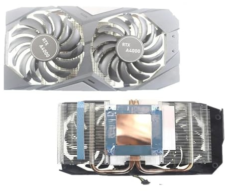 Ventola dissipatore di calore, compatibile con Quadro, RTX A4000, ventola dissipatore di calore for scheda video grafica A4000(Dual fan version)