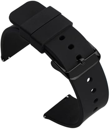 Bracelet de montre en caoutchouc silicone à dégagement rapide, remplacement universel(H,10mm)
