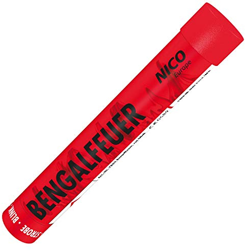 Bengalfeuer Rot 1 Stück Bengalfeuer Nico Bengalen Bengalo Feuerwerk