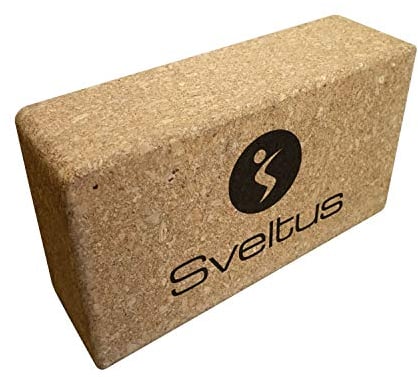 Sveltus Yoga Brick aus Kork, Unisex, für Erwachsene, korkfarben