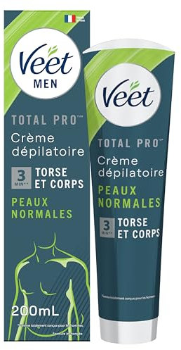 Veet Men - Crème Dépilatoire Homme - Peaux Normales - 200 ml